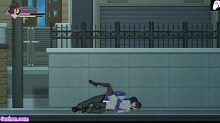 Curious Girl Footjobs A Zombie And Gets Wet With Cum Hentai Game Gameplay P2