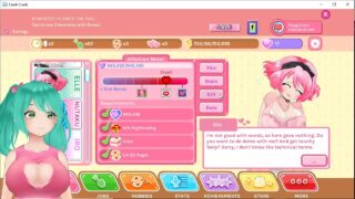 Cute Anime Girl Vtuber Plays Crush Crush Uncensored