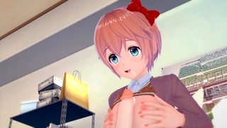 Ddlc Sayori Fancy Happy Ending 3D Anime