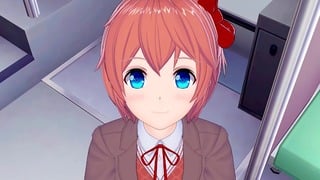 Ddlc Sayori Wants To Fuck At The Bus POV Hentai