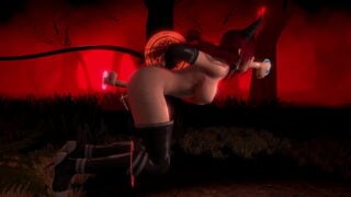 Demon Girl Gets In A Gangband Trap With Magic Dicks – 3D Porn