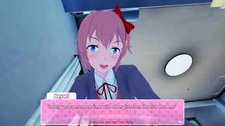 Doki Doki Futa Club: Futa Sayori Missed Your Ass And Fucked It Tough Taker POV