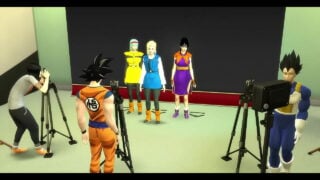 Dragon Ball Porn Epi 29 Sesión De Fotos Eróticas Cosplay A Las Esposas Calientes De Dragon Ball Bulma, Nro 18 Y Milk