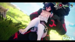 Female Venti Gets Fucked By A Mitachurl Genshin Impact Sex Porn Hentai Hilichurl