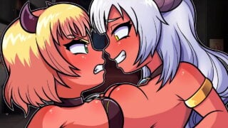 Give An Imp A Chance Femdom Hentai Game Pornplay Ep.16 Deepthroat Thrusting By Pulling Her Horns