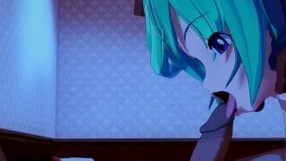 Gunvolt Vtuber Lola Makes Producer Moving On From Idolmaster Cum A Lot With Her Mouth 3D Hentai