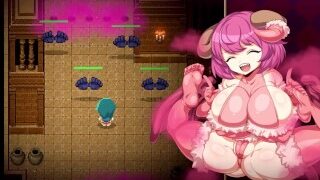 H Game 魔導士カナデのふたなりダンジョン ドットエロアニメ Part