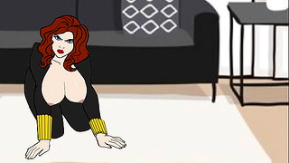 Hawkeye Fucks Natasha Black Widow In Budapest – Avengers Cartoon Porn