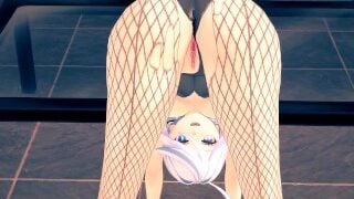 Hentai Furina Pole Dance MMD Genshin Impact sem censura