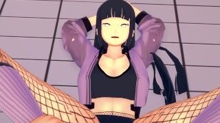 Hinata Hyuga Gives You A Footjob To Train Her Sexy Body! Naruto Feet Hentai POV