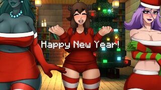 Hornycraft Minecraft Parody Hentai Game Pornplay Ep.22 A Happy Lunar Year With Three Hot Girls