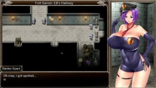 Karryn’s Prison Rpg Hentai Game Ep.1 The New Warden Help The Guard To Jerk Off On The Floor