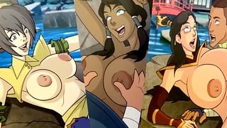 Korra And Friends Cant Take The Heat!!! – Legend Of Whorra 2 Meet N Fuck Games