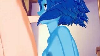 Lapis Lazuli Sucking Dick And Using A Toy. Cums In Her Mouth.