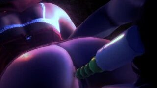 Little Red Riding Hood Has Grown Up And Is Playing With Vibrators 3D Animation