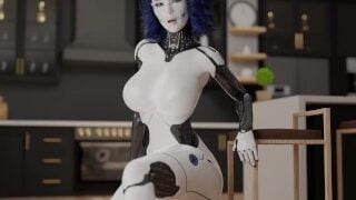 Maidbot 3D POV Hentai Robot Fuck Loop