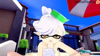 Marie krijgt creampie Splatoon Hentai ongecensureerd