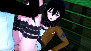 Mikasa Ackerman Blowjob And Doggy At Park 3D Hentai
