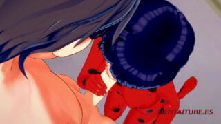 Miraculus Ladybug Hentai 3D – Ladybug Handjob And Blowjob With Cum In Her Mouth