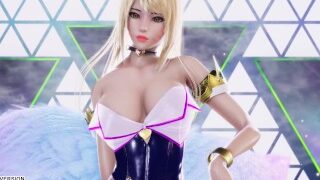MMD 4Minute – Volume Up Ahri Sexy Kpop Dance League Of Legends Uncensored Hentai 4K 60Fps