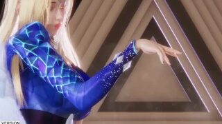 MMD Hellovenus – Mysterious Ahri Sexy Kpop Dance League Of Legends Uncensored Hentai 4K 60Fps