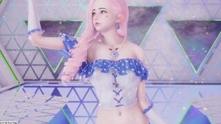 MMD Jeon Somi – Fast Forward Seraphine Sexy Kpop Dance League Of Legends Uncensored Hentai