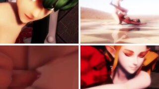 MMD R18 Sex Compilation Split Screen