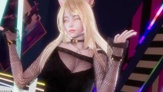 MMD Sistar – Touch My Body Ahri Sexy Kpop Dance League Of Legends Uncensored Hentai 4K 60Fps