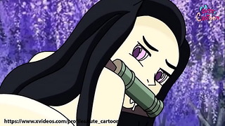 Nezuko má sex s Tanjirem - Demon Slayer – Hentai