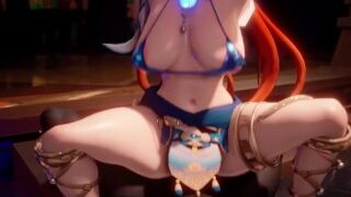 Nilou Rides A Hilichurl Genshin Impact Hentai Dance 3D Sex Porn