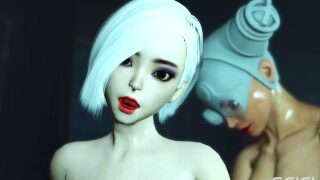 Only Fuck A Sexy Young Hottie Gets Her Ass Fucked By 3D Shemale Dickgirl