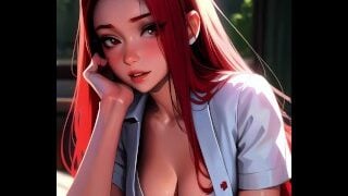 PMV Redhead Nurse Portrait Ai Beauties Compilation 1