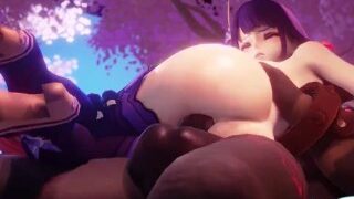 Raiden Shogun From Genshin Impact Fucked By Mitachurl Hentai 3D Baal