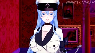 Romantic Sex With General Esdeath From Akame Ga Until Creampie – Anime Hentai 3D Uncensored