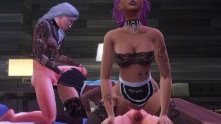 Rough Foursome With Astarion And Halsin – Sims 4 – Baldur’s Gate Iii – 3D Animation