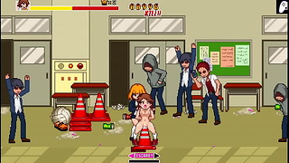 School Dot Fight A Fighter Can’t Resist The Penises Of The Guys Thirsty For Pussy And Gets Her Pussy And Ass Fucked