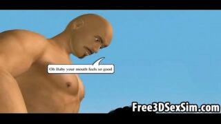 Sexy 3D Cartoon Honey Gets Fucked Hard On A Boat
