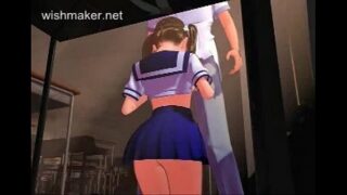 Sexy Anime Doing Blowjob