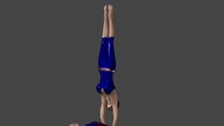 Spidergirl Mistress Femdom Mixed Fight Superhero 3D Part 2