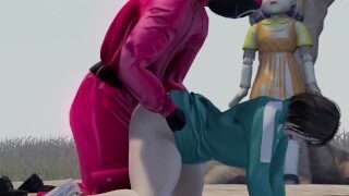 Squid Game 3D Porn Cosplay – Second Life