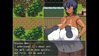 Tanned Girl Natsuki Hentai Game Ep.3 A Naked Bath Feels So Good After Talking To The Perverted Villagers !