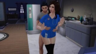 Teen Nurse Gets Triple Creampie From Her Step Brother Sims4