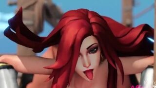 The Hottest Pole Dance Ever – 3D Animation By Chikipiko
