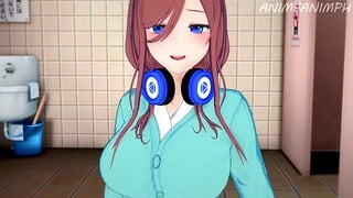 The Quintessential Quintuplets Miku Nakano Anime Hentai 3D Uncensored