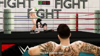 Triple Wrestle With Saraya & Cena – 3D Hentai – Preview Version