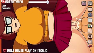 Velma Bent Over Doggystyle Cum Filling Overflowing – Hole House