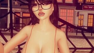 Velma Gets Dicked Down In Halloween Town
