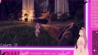 Vtuber Whore Plays Games While Chat Plays With Her Pussy