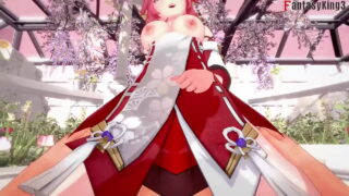 Yae Miko Having Sex 2 Genshin Impact Full & Full POV Version On Ptrn And Sheer: Fantasyking3 Step, Ahegao Pink Haired