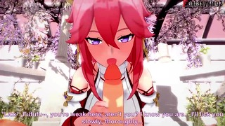 Yae Miko Sucking & Fucking 1 Genshin Impact Full & Fpov Version On Patreon: Fantasyking3